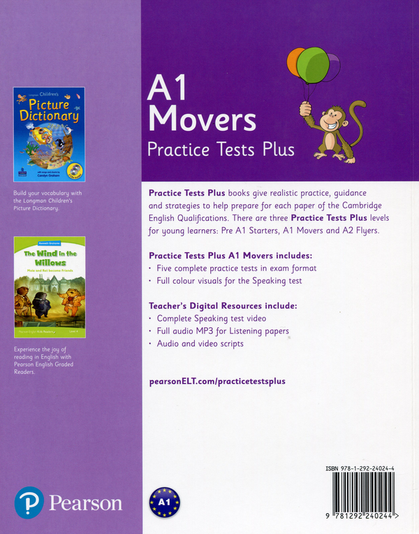 [object Object] «Practice Tests Plus. A1 Movers. Students' Book», автор Елейн Бойд - фото №2 - мініатюра