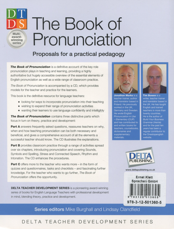 Паперова книга «The Book of Pronunciation. With CD-ROM. Proposals for a Practical Pedagogy», автор Тім Боуен - фото №1