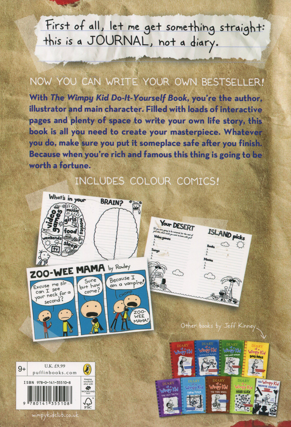 [object Object] «Diary of a Wimpy Kid. Do-It-Yourself Book», автор Джефф Кинни - фото №2 - миниатюра