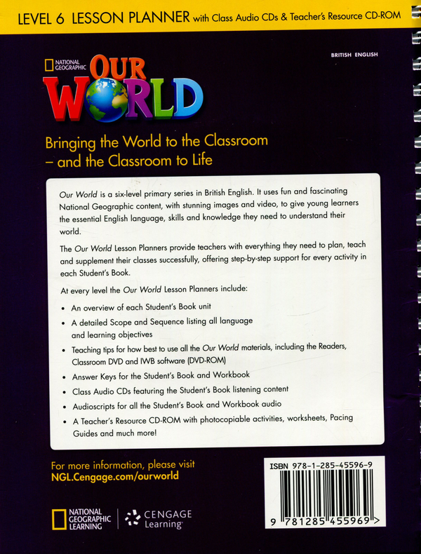 [object Object] «Our World. Level 6. Lesson Planner (+ CD, Teachers Resource CD)» - фото №2 - мініатюра