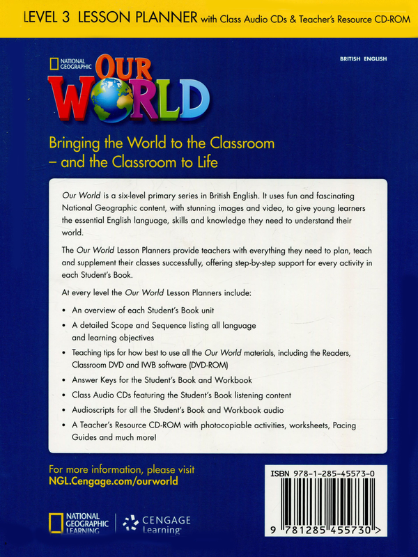 Паперова книга «Our World. Level 3. Lesson Planner (+ CD, Teachers Resource CD)» - фото №1