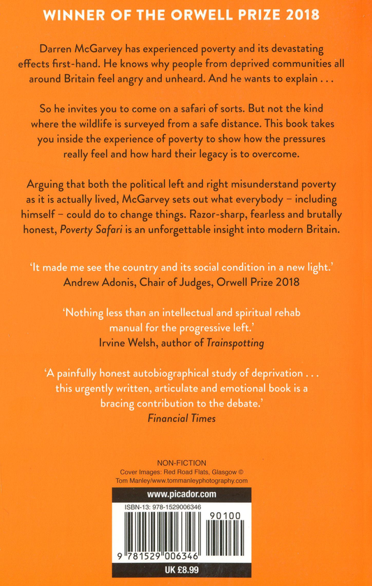 Бумажная книга «Poverty Safari: Understanding the Anger of Britain's Underclass», автор Даррен МакГарви - фото №1