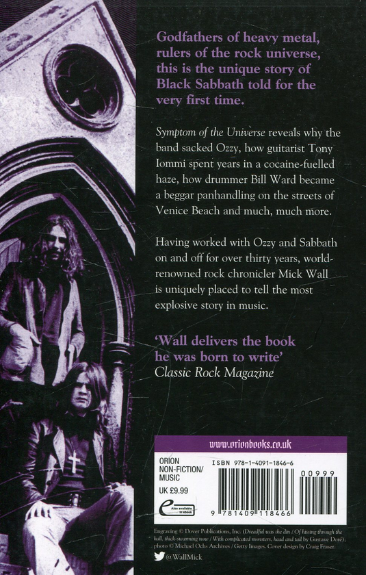 Бумажная книга «Black Sabbath: Symptom of the Universe», автор Мик Уолл - фото №1