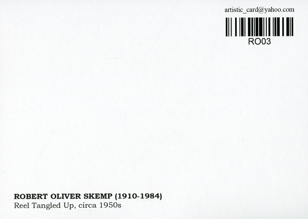 «Открытка Robert Oliver Skemp — Reel Tangled Up, circa 1950s (RO03)», бренда Artistic Card - фото №1
