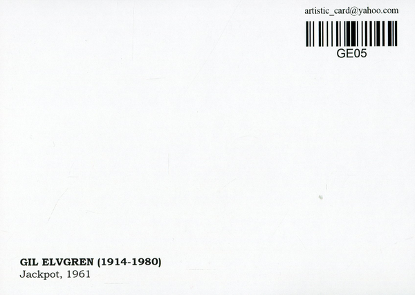  «Открытка Gil Elvgren — Jackpot, 1961 (GE05)», бренда Artistic Card - фото №1