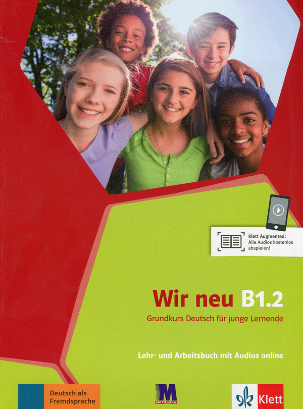 Бумажная книга «Wir neu B 1.2 Lehrbuch und Arbeitsbuch mit Audios online» - фото №1