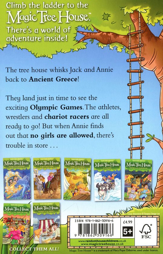 Паперова книга «Magic Tree House 16: Olympic Challenge!», автор Мері Поуп Осборн - фото №1