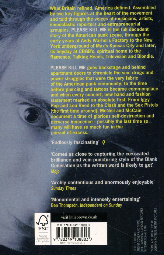 Бумажная книга «Please Kill Me: The Uncensored Oral History of Punk», автор Легз МакНеил - фото №1