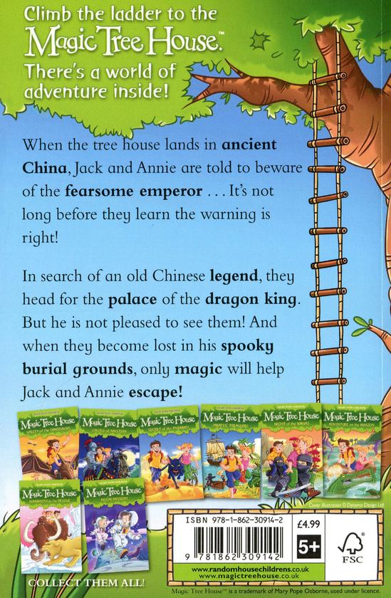 Бумажная книга «Magic Tree House 14: Palace of the Dragon King», автор Мэри Поуп Осборн - фото №1