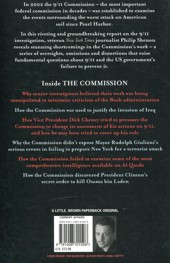 Паперова книга «The Commission: The Uncensored History of the 9/11 Investigation», автор Філіп Шенон - фото №1
