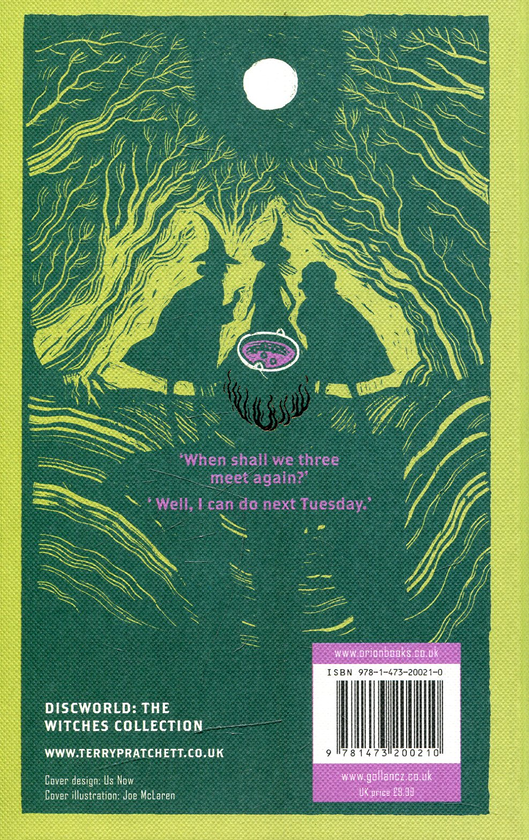 Бумажная книга «Wyrd Sisters», автор Терри Пратчетт - фото №1