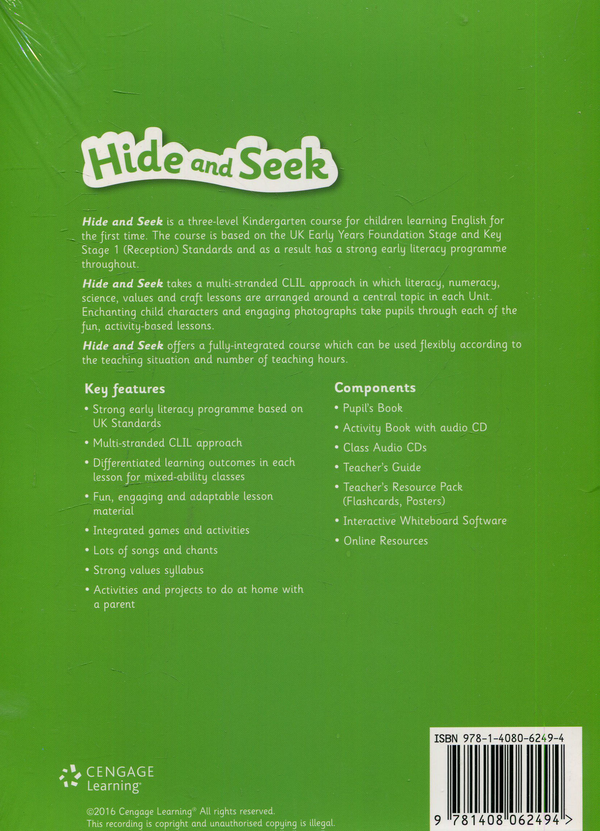 Паперова книга «Hide & Seek: Teachers Resource Pack Level 2» - фото №1