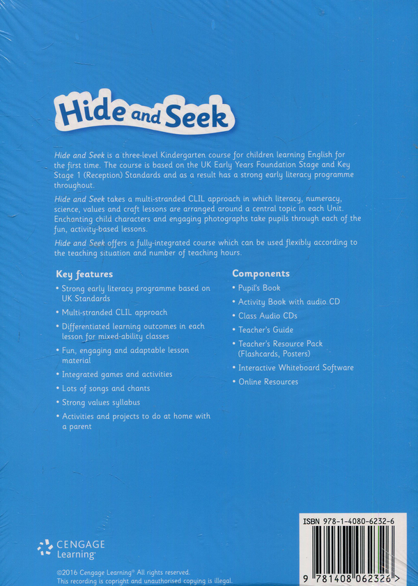 Паперова книга «Hide and Seek: Teachers Resource Pack Level 1 » - фото №1