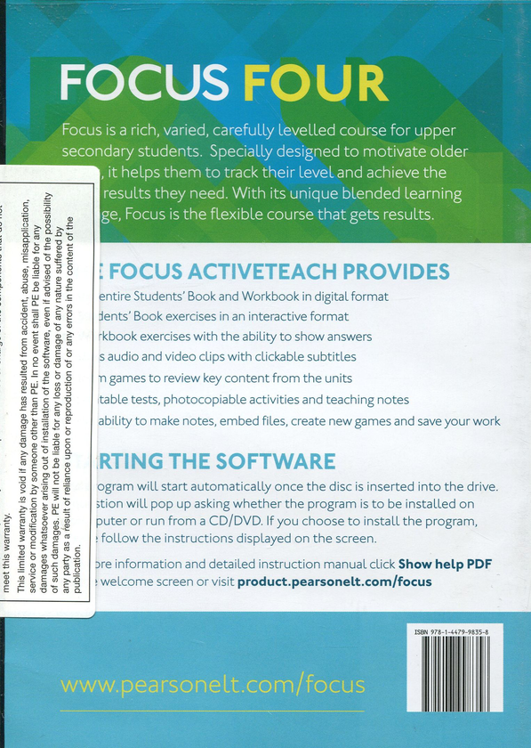 [object Object] «Focus 4 Upper Intermediate Teacher's ActiveTeach», авторів Сью Кей, Беата Трапнелл, Воган Джонс, Даніель Брейшоу - фото №3 - мініатюра