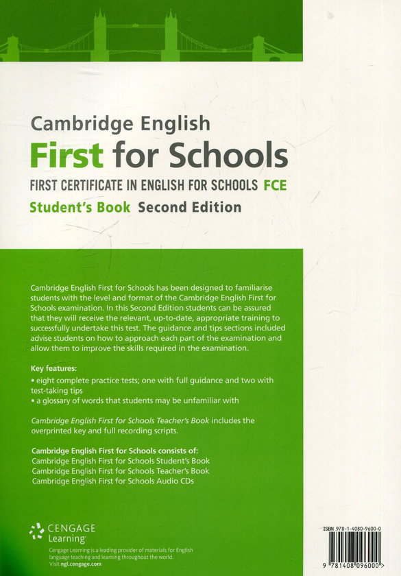 Бумажная книга «Cambridge English First for Schools Student's Book» - фото №1
