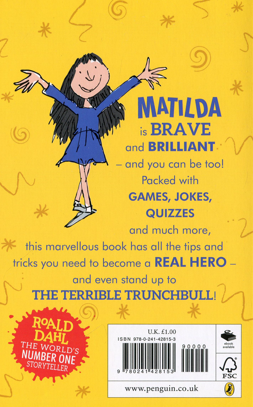 Паперова книга «Matilda's How To Be Brave», авторів Роальд Дал, Кей Вудворд - фото №1