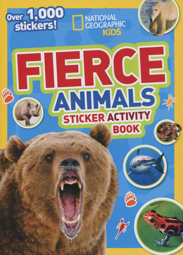 Бумажная книга «Fierce Animals. Sticker Activity Book» - фото №1