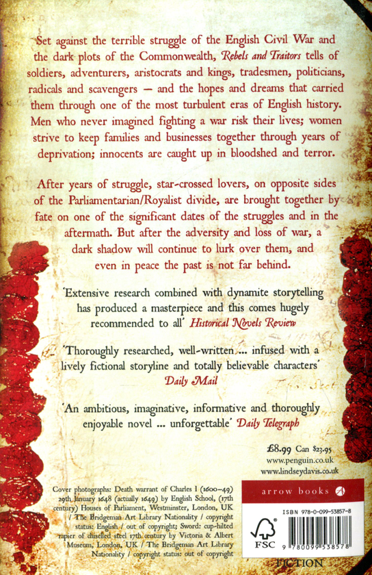 Бумажная книга «Rebels and Traitors», автор Линдсей Дэвис - фото №1