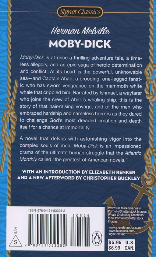 Паперова книга «Moby-Dick», автор Герман Мелвілл - фото №1