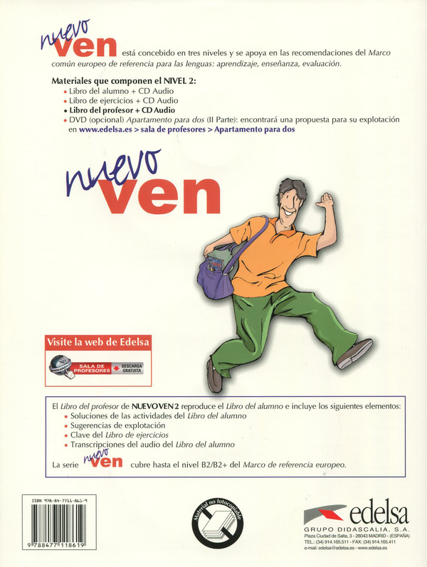[object Object] «Nuevo Ven 2. Libro del Profesor (+ 2 CD-ROM)», авторів Франциска Кастро, Фернандо Марін Аррес, Рейес Моралес - фото №2 - мініатюра