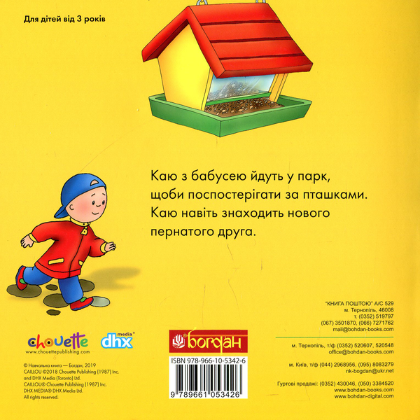 Бумажная книга «Каю спостерігає за пташками», автор Аллен Франсин - фото №1