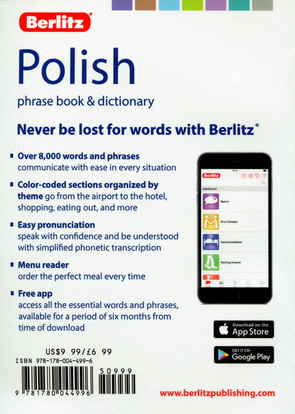Паперова книга «Polish. Phrase book & dictionary» - фото №1