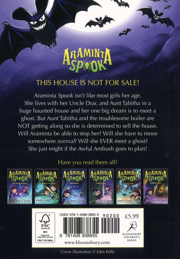 Бумажная книга «Araminta Spook: My Haunted House», автор Энджи Сэйдж - фото №1