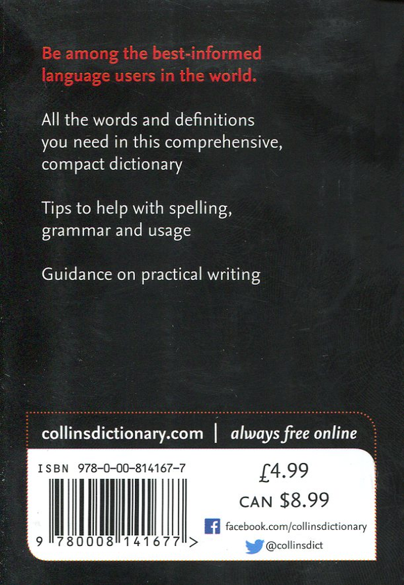 Паперова книга «Collins Gem – Collins Gem English Dictionary» - фото №1