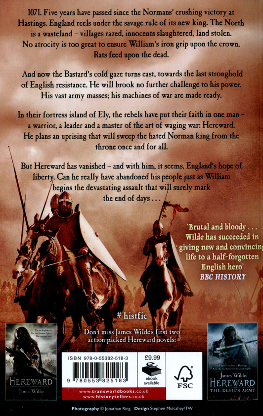 Паперова книга «Hereward. End of Days», автор Джеймс Уайлд - фото №1