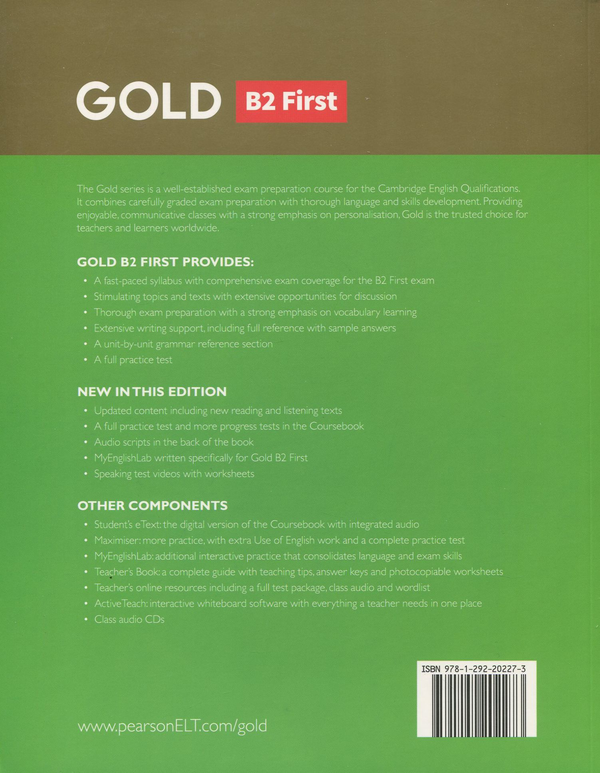 Бумажная книга «Gold B2 First New Edition Student's Book», авторов Аманда Томас, Джен Белл - фото №1