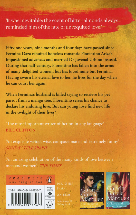Бумажная книга «Love in the Time of Cholera», автор Габриэль Гарсиа Маркес - фото №1