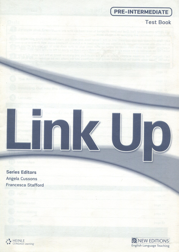 [object Object] «Link Up. Pre-intermediate. Test Book», авторов Франческа Стаффорд, Энджела Кассонс - фото №1