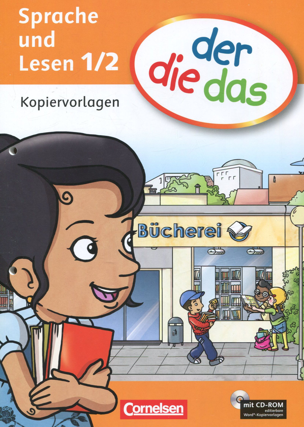 Паперова книга «Der Die Das. Kopiervorlagen. Sprache und Lesen 1/2 (+ CD-ROM)», автор Марліс Конен - фото №1