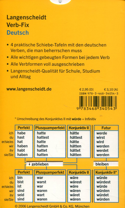 Паперова книга «Langenscheidt Verb-Fix Deutsch» - фото №1