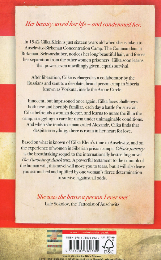 Бумажная книга «Cilka's Journey. The sequel to The Tattooist of Auschwitz», автор Хезер Моррис - фото №1