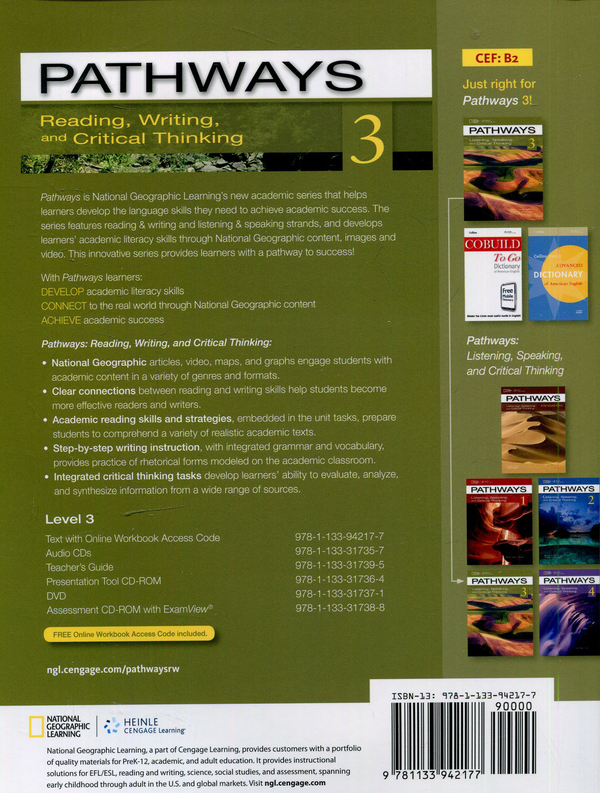 [object Object] «Pathways 3: Reading, Writing, and Critical Thinking» - фото №2 - мініатюра