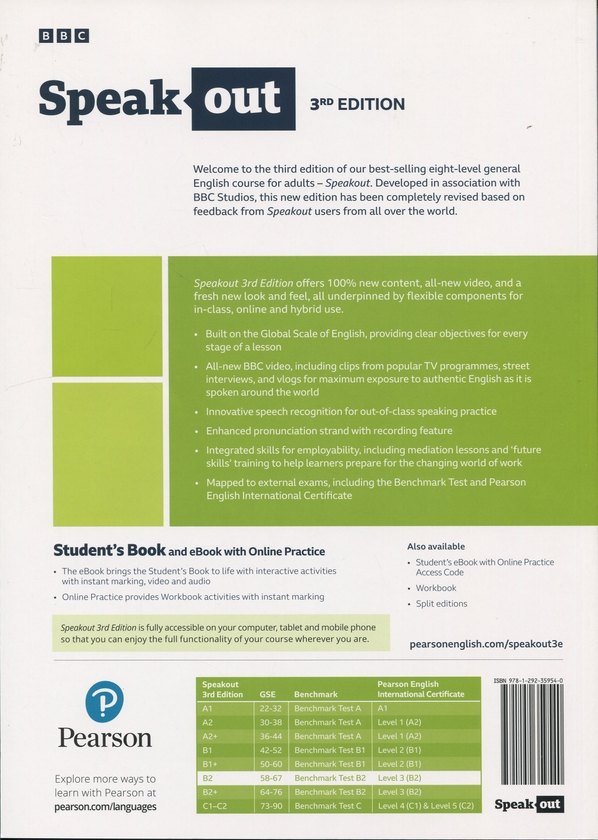Бумажная книга «Speakout. B2 Student's Book and eBook with Online Practice», авторов Антония Клэр, Дж. Дж. Уилсон - фото №1