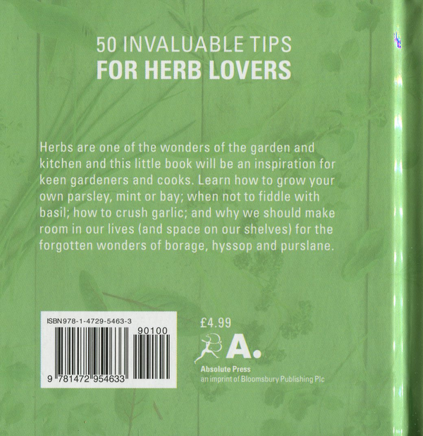 Паперова книга «The Little Book of Herb Tips», автор Вільям Фортт - фото №1