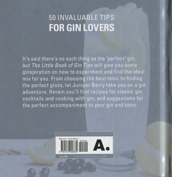 Паперова книга «The Little Book of Gin Tips», автор Джуніпер Беррі - фото №1
