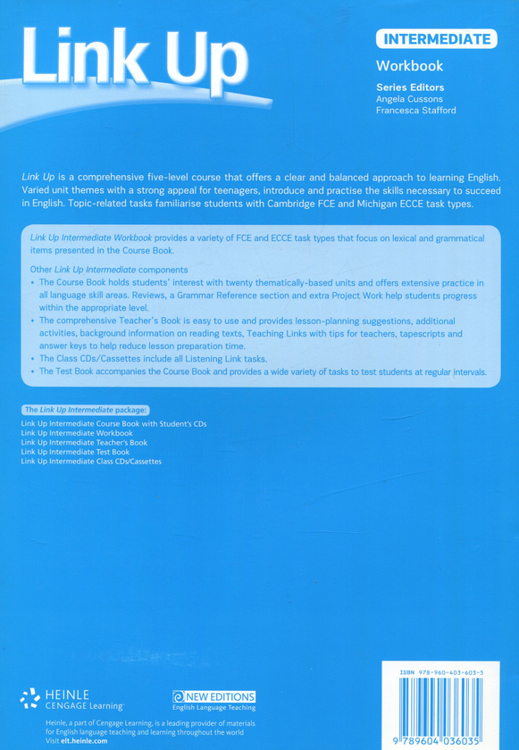 [object Object] «Link Up. Intermediate Workbook», авторов Франческа Стаффорд, Энджела Кассонс - фото №2 - миниатюра