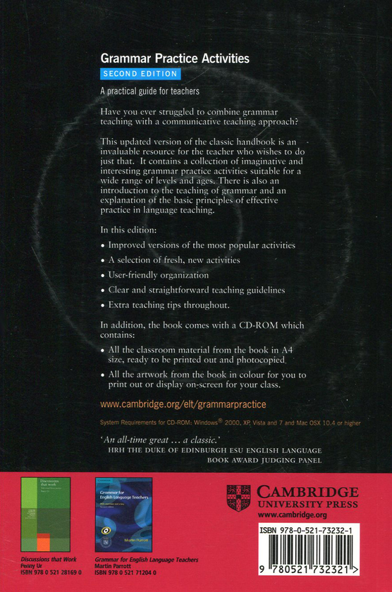 Паперова книга «Grammar Practice Activities. A Practical Guide for Teachers (+ CD-ROM) », автор Пенні Ур - фото №1