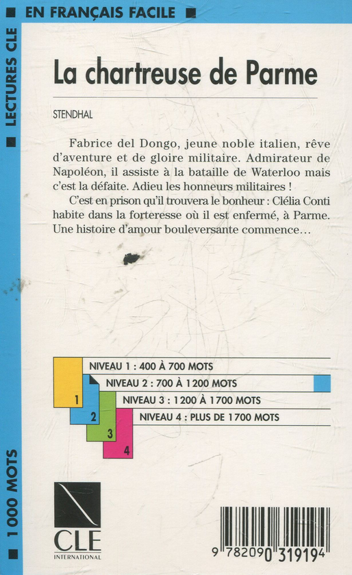 Паперова книга «Lectures Cle En Francais Facile. Level 2: La Chartreuse De Parme» - фото №1
