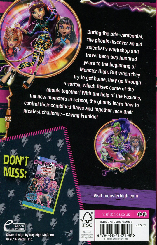 Бумажная книга «Monster High: Freaky Fusion The Junior Novel», автор Пердита Финн - фото №1