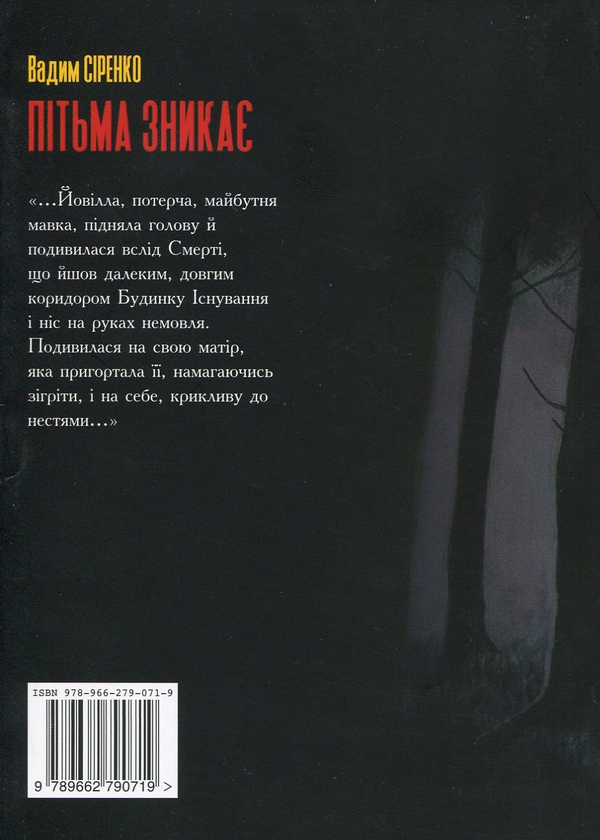 Бумажная книга «Пітьма зникає», автор Вадим Сиренко - фото №1