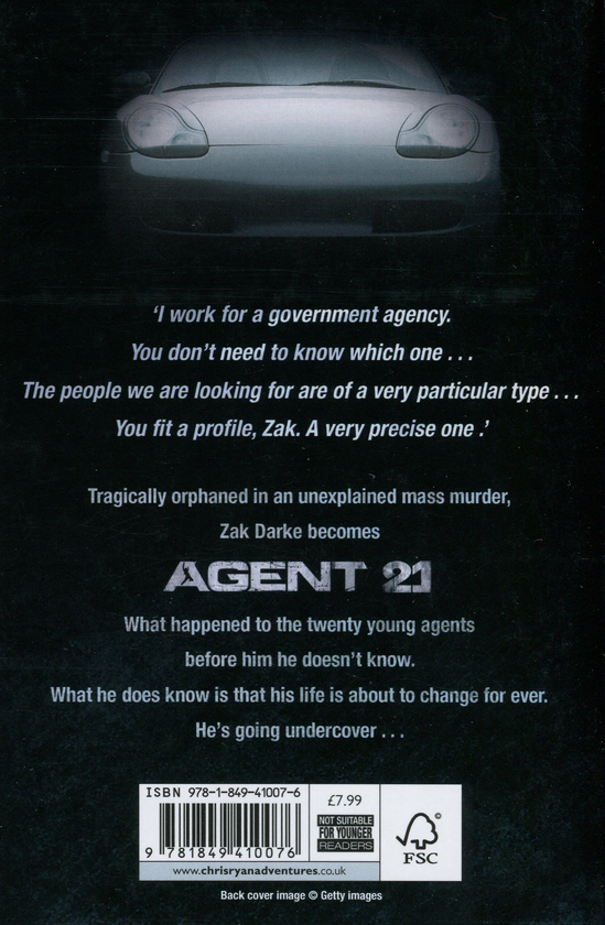 Паперова книга «Agent 21», автор Кріс Райан - фото №1