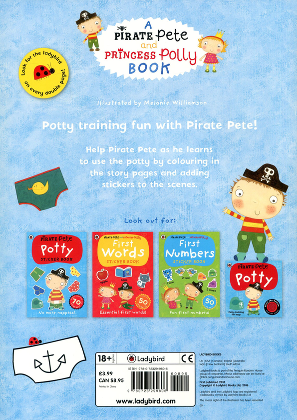[object Object] «Pirate Pete. Potty Colouring Book» - фото №2 - миниатюра