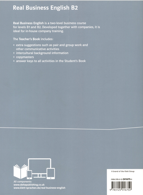 Бумажная книга «Real Business English B2. Teacher's Book», автор Сьюзен Веттер-Маккоу - фото №1