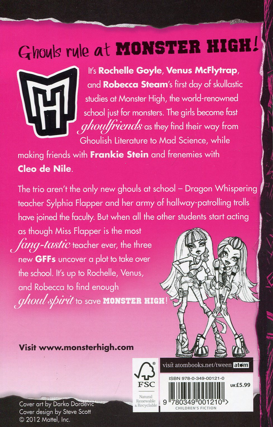 Бумажная книга «Ghoulfriends Forever (Monster High)», автор Гитти Данешвари - фото №1