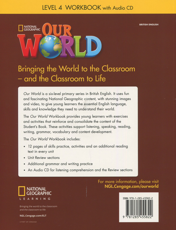 [object Object] «Our World 4 Workbook with Audio CD», авторів Дайан Пінкі, Джоан Крендал - фото №2 - мініатюра