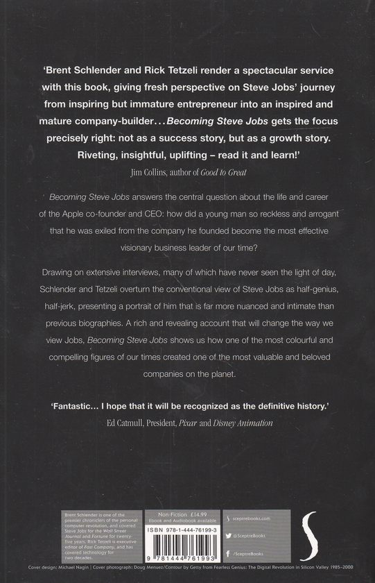 Бумажная книга «Becoming Steve Jobs», авторов Брент Шлендер, Рик Тетцели - фото №1